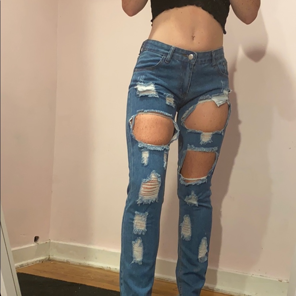 Ripped jeans